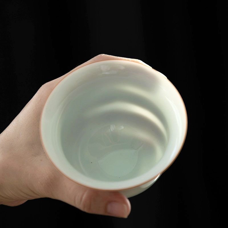 景德鎮 羊脂玉白瓷淡青色釉 茶杯 供杯 茶碗 功夫茶 景德鎮羊脂玉白瓷淡青色釉 茶杯 供杯 茶碗